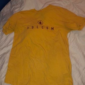 Volcom yellow tee